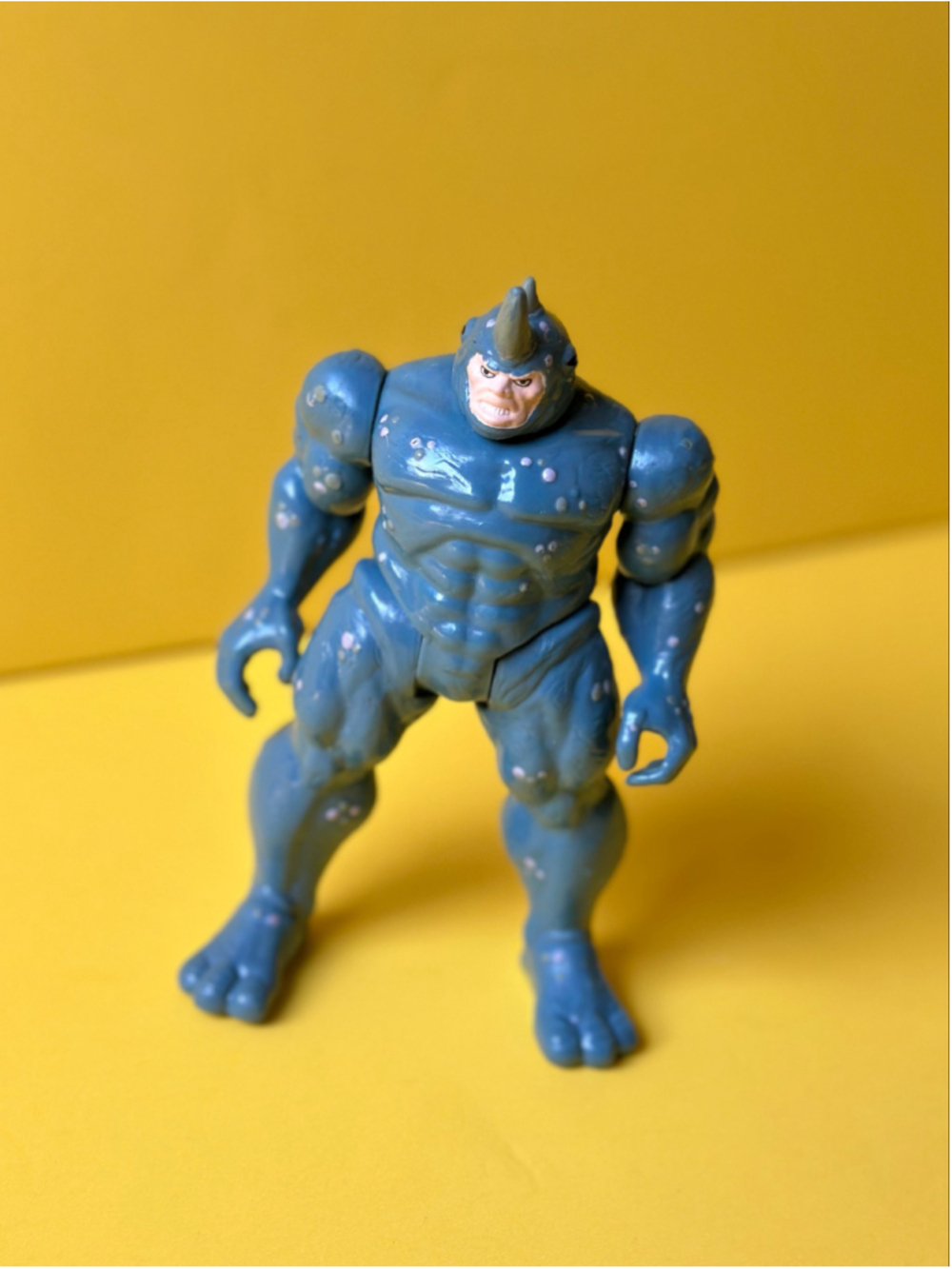 VINTAGE ToyBiz RHINO Action Figure 1994 Marvel Spiderman The Animated Series 5"